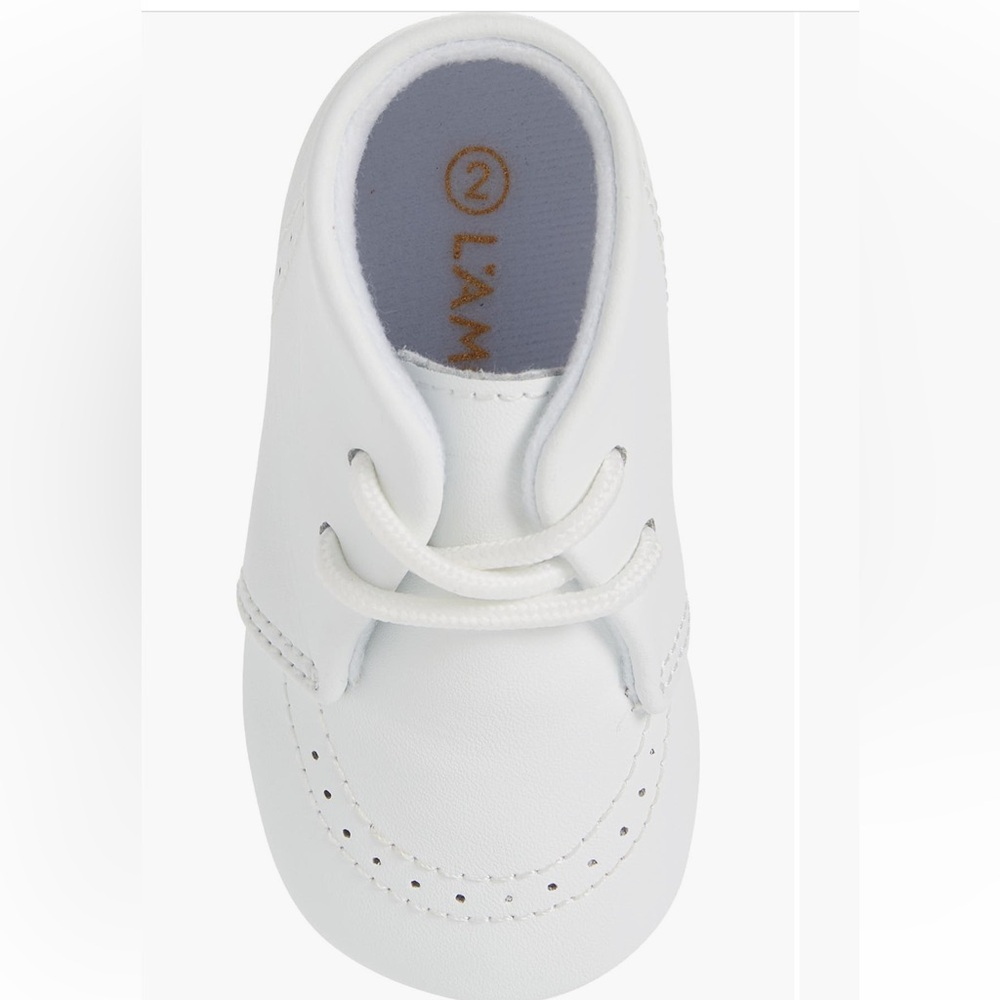 Benny Brogue Oxford Crib Shoe